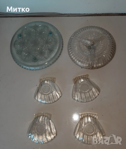 Стъклени Купички за ядки и разядки, снимка 16 - Чинии - 52860577