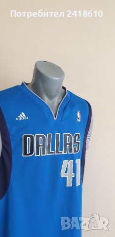 Adidas NBA DALLAS Mavericks  #41 NOWITZKI Mens Size M НОВО! ОРИГИНАЛ! МЪЖКИ ПОТНИК!, снимка 15 - Спортни дрехи, екипи - 40681664