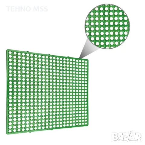 Под за клетка за зайци, Дъна 59х59 см, Комплект 10 броя 