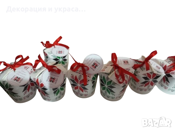 Бюджетни бонбониерки в етно стил за Кръщенка