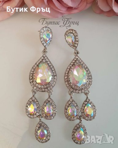 Обеци хамелеон , снимка 3 - Обеци - 35023992