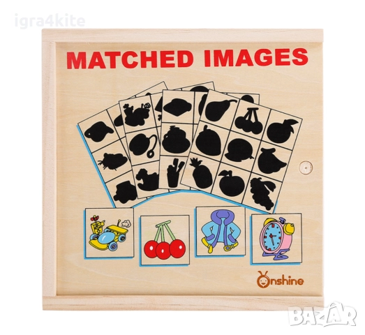 Игра на сенки Стем Монтесори Образователна асоциация и игра за памет, снимка 7 - Образователни игри - 51725740