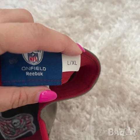 Мъжка шапка Reebok Bucaneers NFL размер Л, снимка 5 - Шапки - 47859221