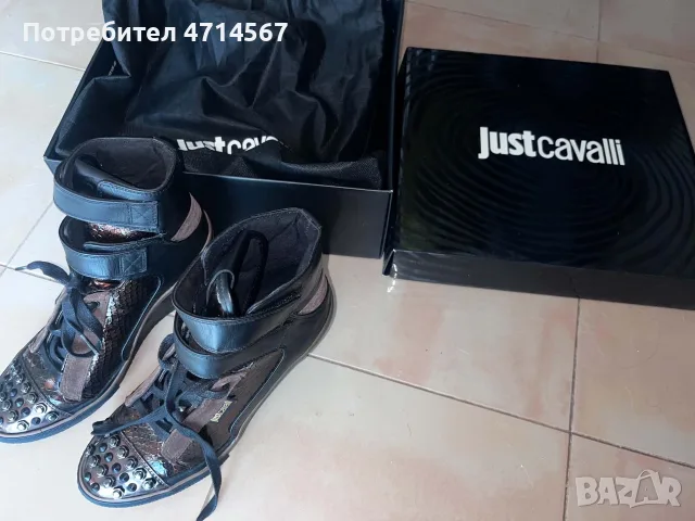 Оригинални дамски боти на Just Cavali, снимка 15 - Маратонки - 56548539