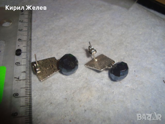 ИЗКЛЮЧИТЕЛНО КРАСИВИ ФИНИ АРТ ОБЕЦИ с БЯЛА ПОЗЛАТА и ГОЛЕМИ ФАСЕТИРАНИ ЮВЕЛИРНО МАРКАЗИТИ 21663, снимка 7 - Обеци - 36631409