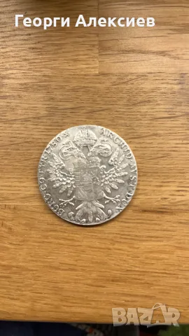 Талер Мария Тереза 1780, снимка 3 - Нумизматика и бонистика - 56216283