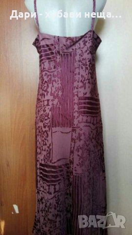 Дълга рокля в пепел от рози🍀❤M/L,L, XL❤🍀арт.4293, снимка 2 - Рокли - 37023687