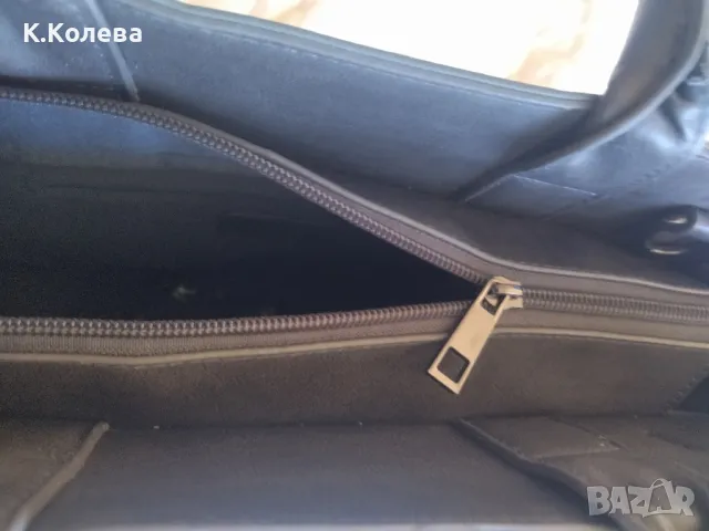 Нова кожена чанта Bpc Bonprix Collection, снимка 7 - Чанти - 47734853