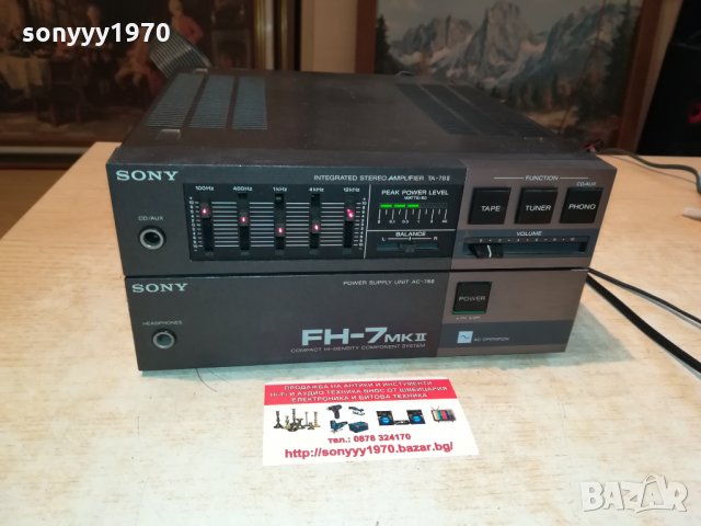 sony fh-7 mk ll amplifier made in japan 1009211204, снимка 7 - Ресийвъри, усилватели, смесителни пултове - 34088112