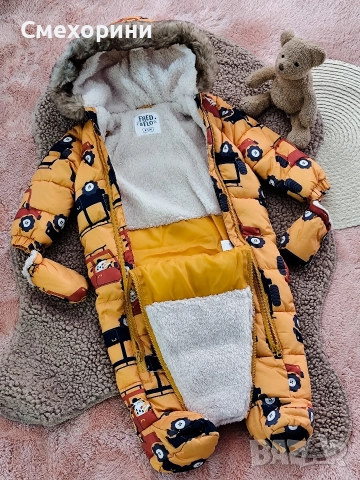 Нов зимен бебешки космонавт ескимос Fred & Flo за момченце 9-12 месеца и ръст 80см, снимка 2 - Бебешки ескимоси - 52833011