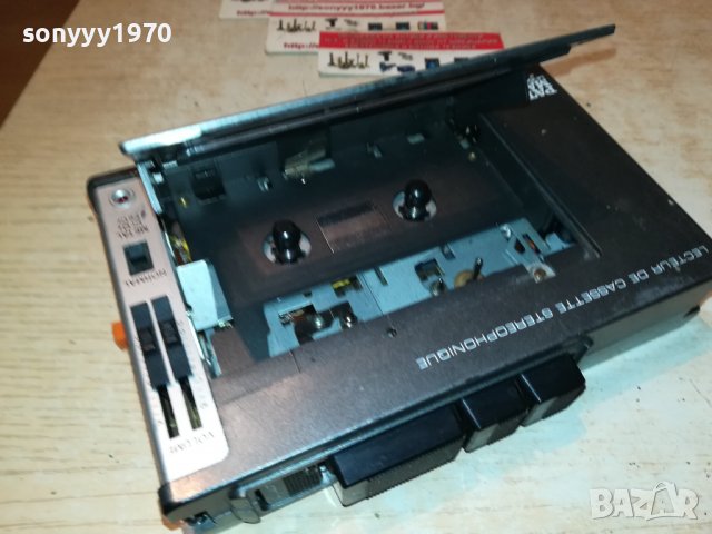 PATHE MARCONI-WALKMAN ВНОС FRANCE 1311221952, снимка 2 - Радиокасетофони, транзистори - 38660434