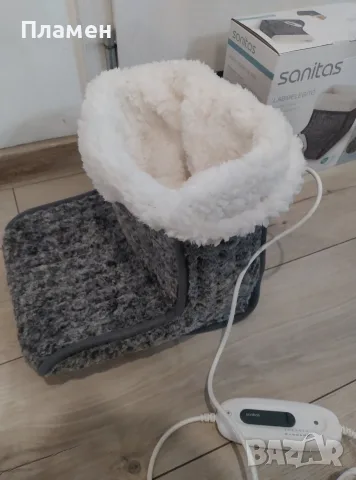 Електрическа грейка за крака Sanitas SFW 12 – 6 степени на затопляне 100W 26x26x30 см.
