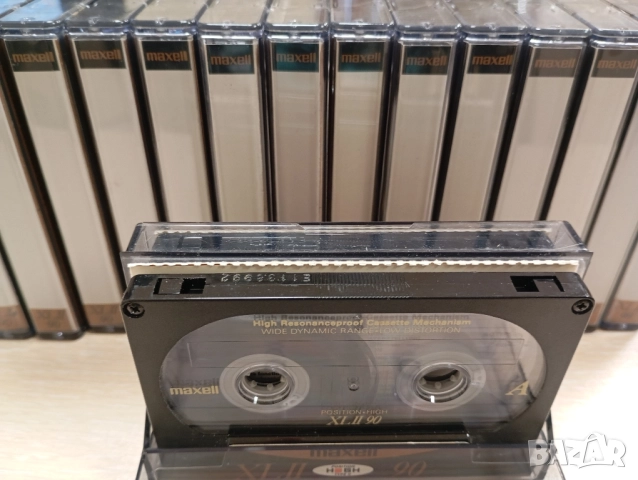 Хромни аудио касети Maxell  XL II 90, снимка 2 - Аудио касети - 51728329