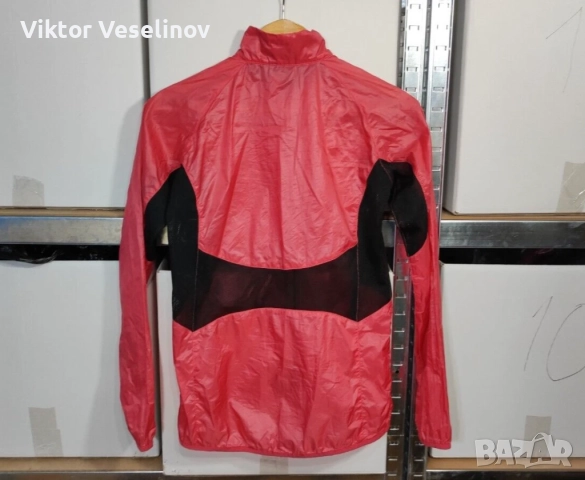 Swix Олекотено Дамско Яке с Цип Размер S Ветровка Розова, снимка 2 - Якета - 52337152