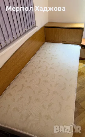 Единично легло с ракла 
