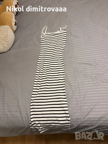 Дамска раирана рокля