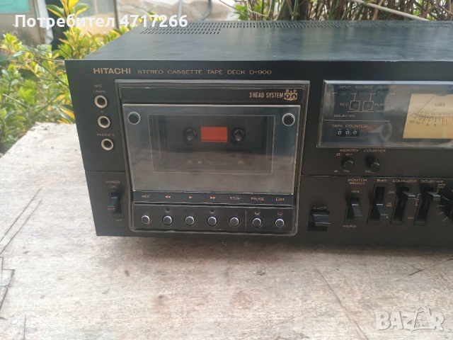 Hitachi D-900 3 Head Cassette Deck, снимка 3 - Декове - 54086063