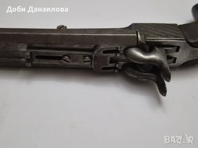 Пистолет двуцефно Лифоше, снимка 6 - Антикварни и старинни предмети - 55769862