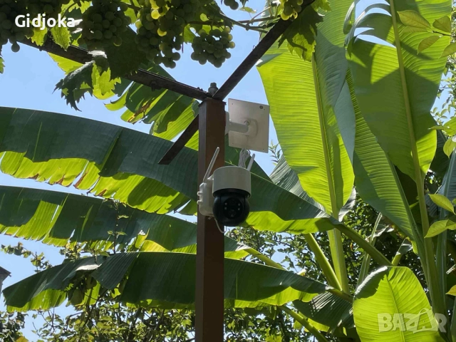 Соларна WiFi smart камера, FULL HD 12MP - iCSee, снимка 3 - IP камери - 52209389