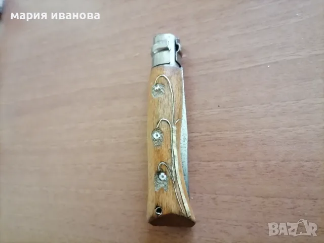 Нож опинел opinel номер 7 с украси от бронз, снимка 7 - Ножове - 56221209