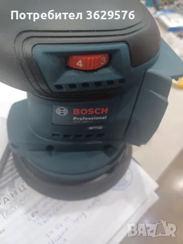 Bosch gex185-li виброшлайф, снимка 7 - Бормашини - 48081726