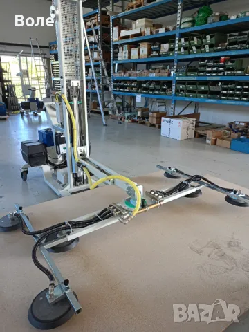 Мобилен вакуум повдигач на батерии за работа с мебелни плоскости, снимка 2 - Подемници - 48252337