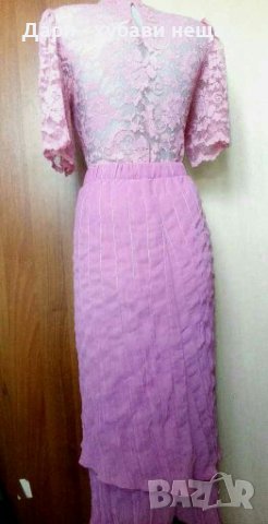 Розово дантелено боди👗🍀M/L,L👗🍀арт.2087, снимка 5 - Корсети, бюстиета, топове - 33703495