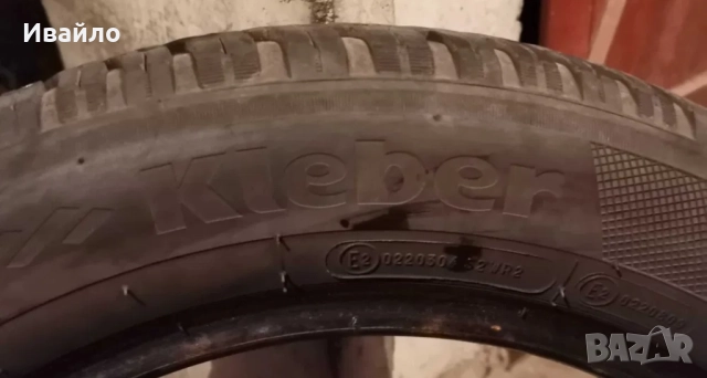 Продавам 1 брой зимна гума 205.55.16 дот 2022 Kleber , снимка 2 - Гуми и джанти - 52236720
