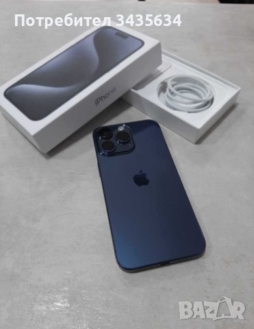 iPhone 15 pro max 256GB Blue Titanium, снимка 1
