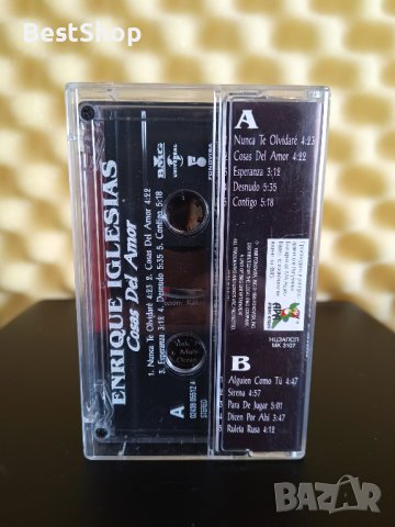 Enrique Iglesias ‎– Cosas del amor, снимка 2 - Аудио касети - 40707004