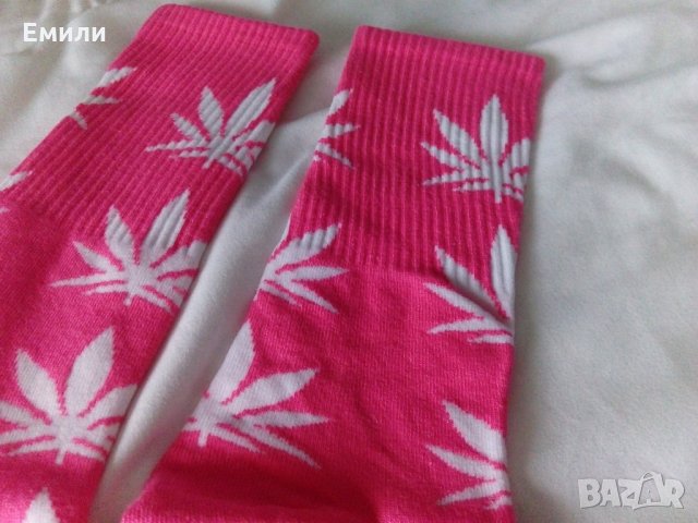 Комплект шапка идиотка и дълги чорапи марихуана, снимка 8 - Шапки - 34373951