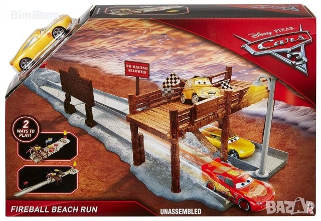 Оригинален игрален комплект CARS FIREBALL BEACH RUN / Карс - Макуин