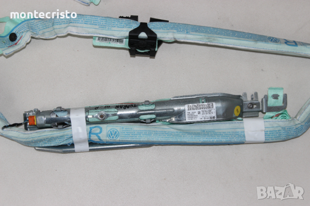 Дясна завеса VW Touran (2003-2010г.) десен airbag таван / 1T0880742J / 1T0 880 742 J, снимка 2 - Части - 44928630