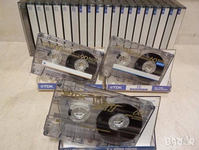 Лот от няколко аудио касети TDK Ferric 60/ 90/ TDK T1 60 нормални ленти