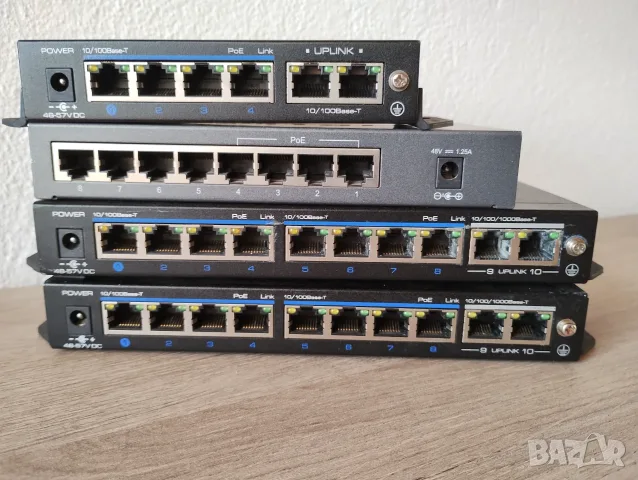 4 броя POE Switch Utepo / Tp-Link, снимка 7 - Суичове - 56200860