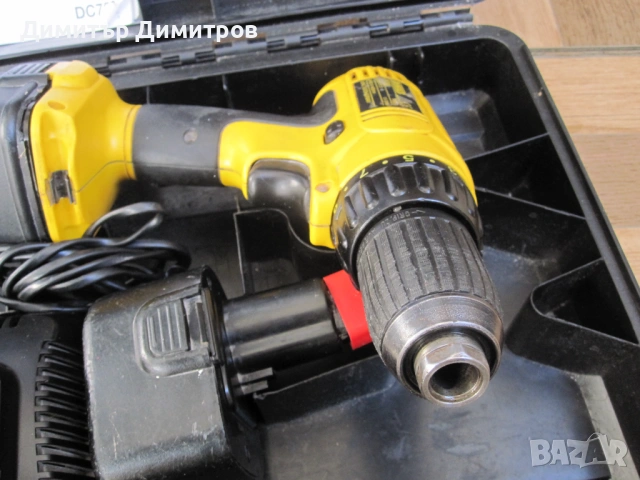Продавам винтоверт DEWALT DC 756 с батерии Li-ion 2.5 Ah, снимка 16 - Винтоверти - 53114679