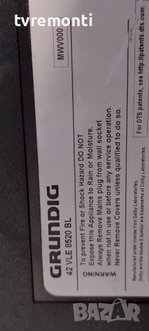 TCon BOARD, 6870C-0469A, V14 42 DRD TM120 Control_Ver1.4B 6871L-3398E  from Grundig 42 VLE 8520 BL, снимка 5 - Части и Платки - 38497230