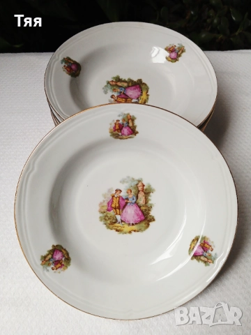 Порцеланови чинии Ромео и Жулиета , снимка 4 - Чинии - 51969741