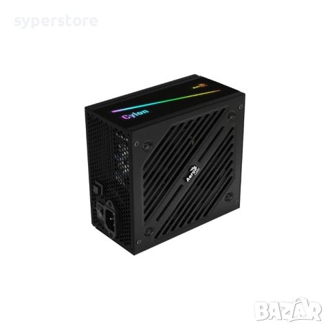 Захранване за настолен компютър Aerocool Cylon 600W ATX/EPS 12V Active PFC RGB подсветка, снимка 2 - Захранвания и кутии - 40859334