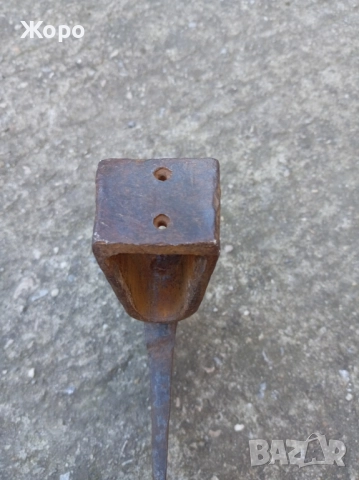 Османски кантар с топуз в Оки кована брадва и кука, снимка 18 - Антикварни и старинни предмети - 52263612