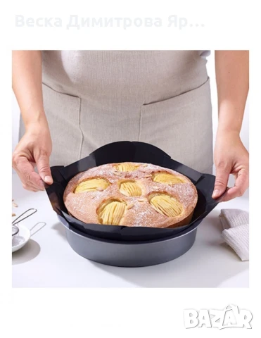 Подложка за кекс NoStik, до 260°, черен, в плик, снимка 4 - Форми - 50504542