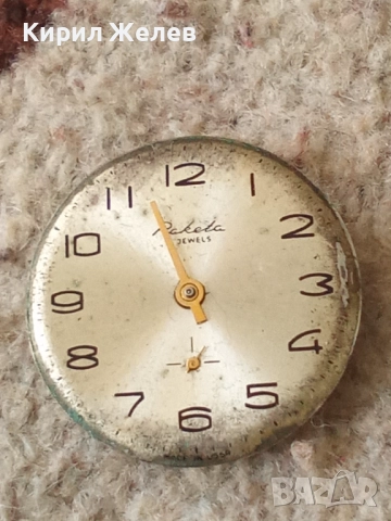 Механизъм с циферблат от стар ръчен часовник 52083, снимка 6 - Мъжки - 52253622