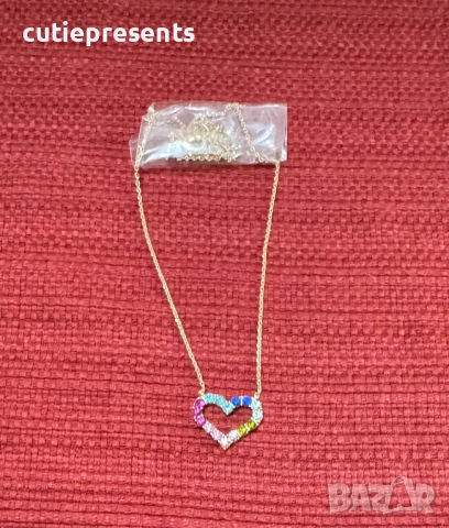 колие със сърце