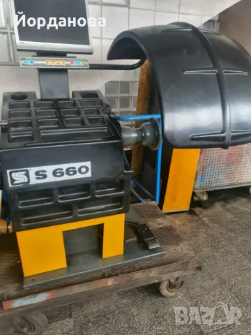 КОМПЛЕКТ БАЛАНС МАШИНА ЗА ГУМИ И ДЕМОНТАЖ/МОНТАЖНА МАШИНА, снимка 1