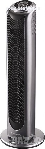 Осцилиращ вентилатор Bionaire с дистанционно управление и таймер, сребрист/черен [BT19]