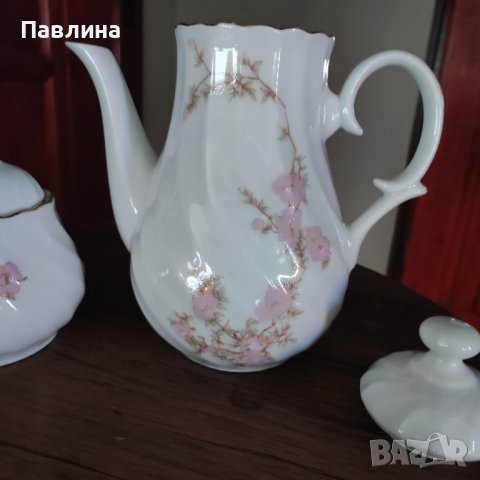 Сет от чайник и захарница, снимка 5 - Аксесоари за кухня - 39377553
