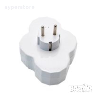 Разклонител 4 гнезда директно на контакт Digital One SP00277 Без кабел Бял Coupler, снимка 2 - Друга електроника - 35057031