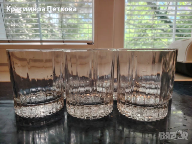 Нови стъклени чаши за уиски, снимка 2 - Чаши - 50558668