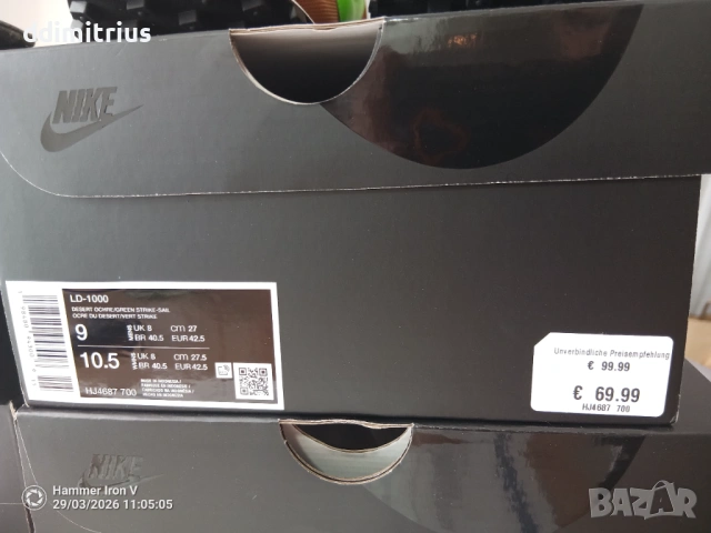 Оригинални маратонки Nike LD -1000, снимка 6 - Маратонки - 54013359