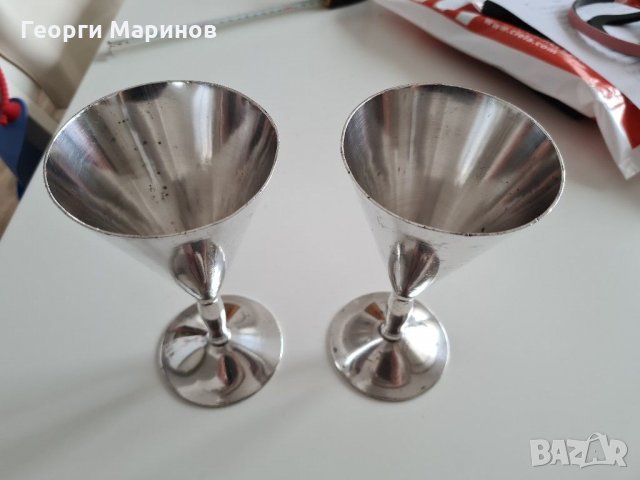 Посребрени чаши за вино, снимка 9 - Чаши - 31608992